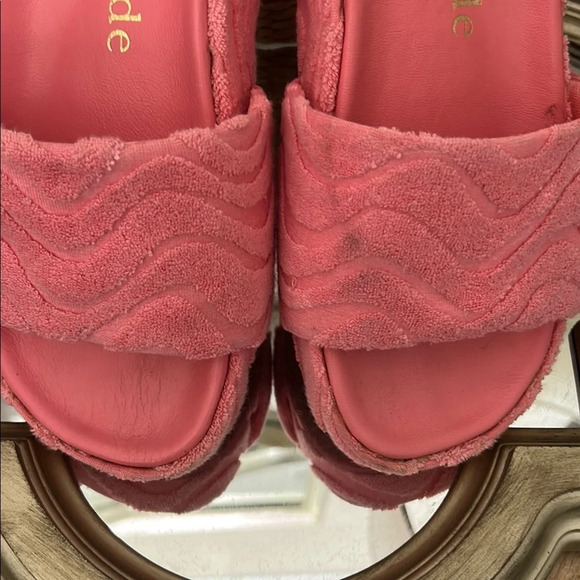 Kate Spade Pink Quilted Sandals - Picture 10 of 11